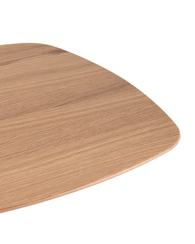 Стол барный Form 60*60 светлое дерево/черный фото 3